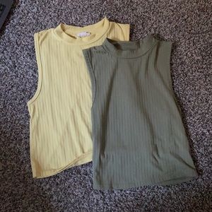 Ardene high neckline ribbed halter top sizes 2